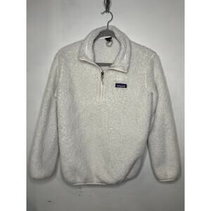 Patagonia Los Gatos white quarter zip womens size XS